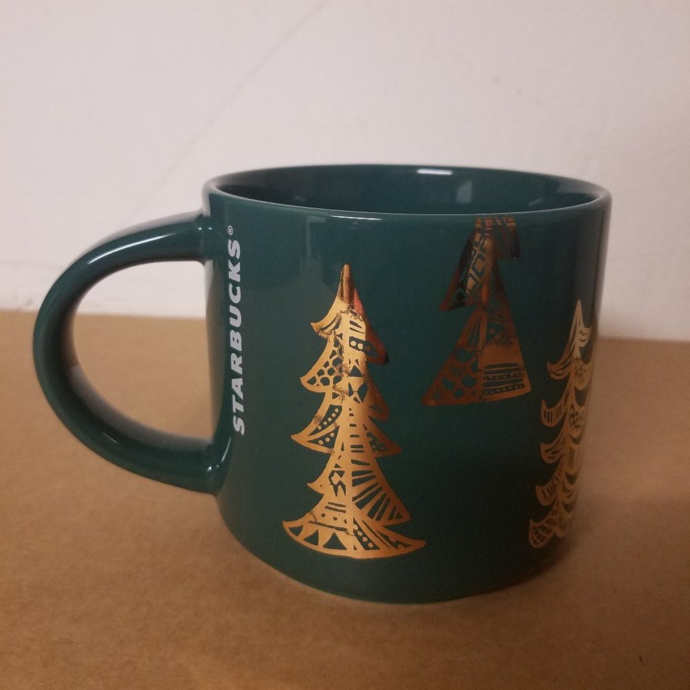 Starbucks - Green Christmas Tree Holiday Mug